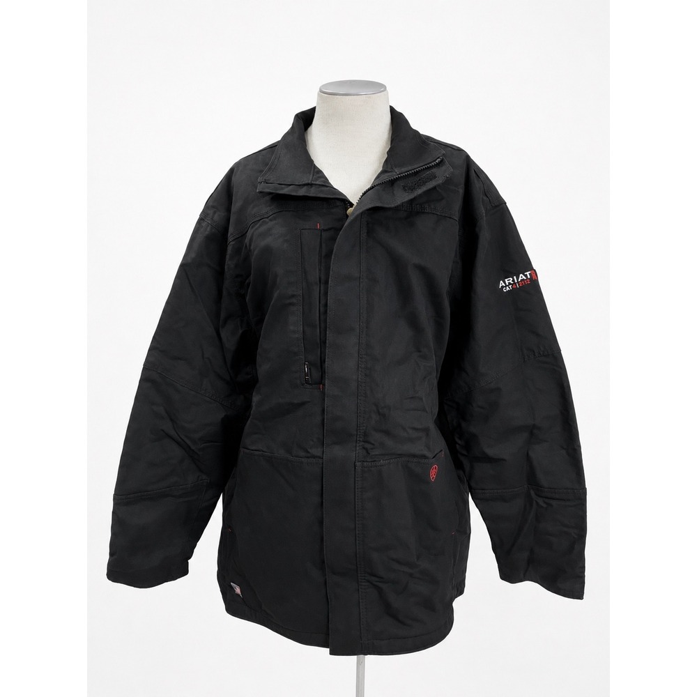 Ariat FR Men's Flame Resistant Work Jacket Mens XXL Tall Black CAT 4 Coat 105037